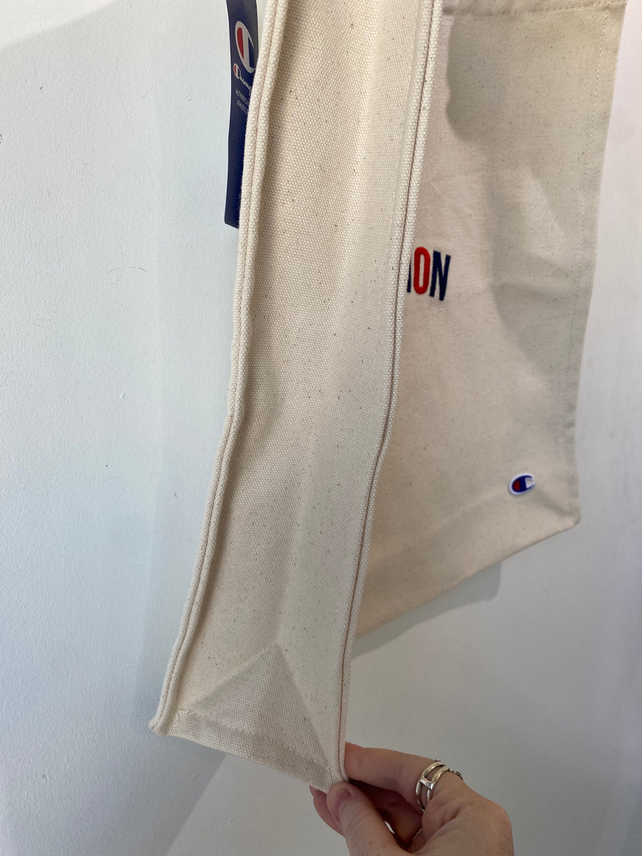 Champion canvas tote bag fashion