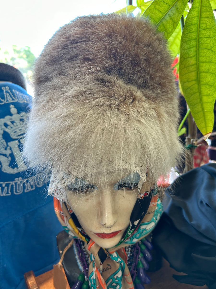 Vintage Terri's Fine Millinery Real Found newest Fur Hat