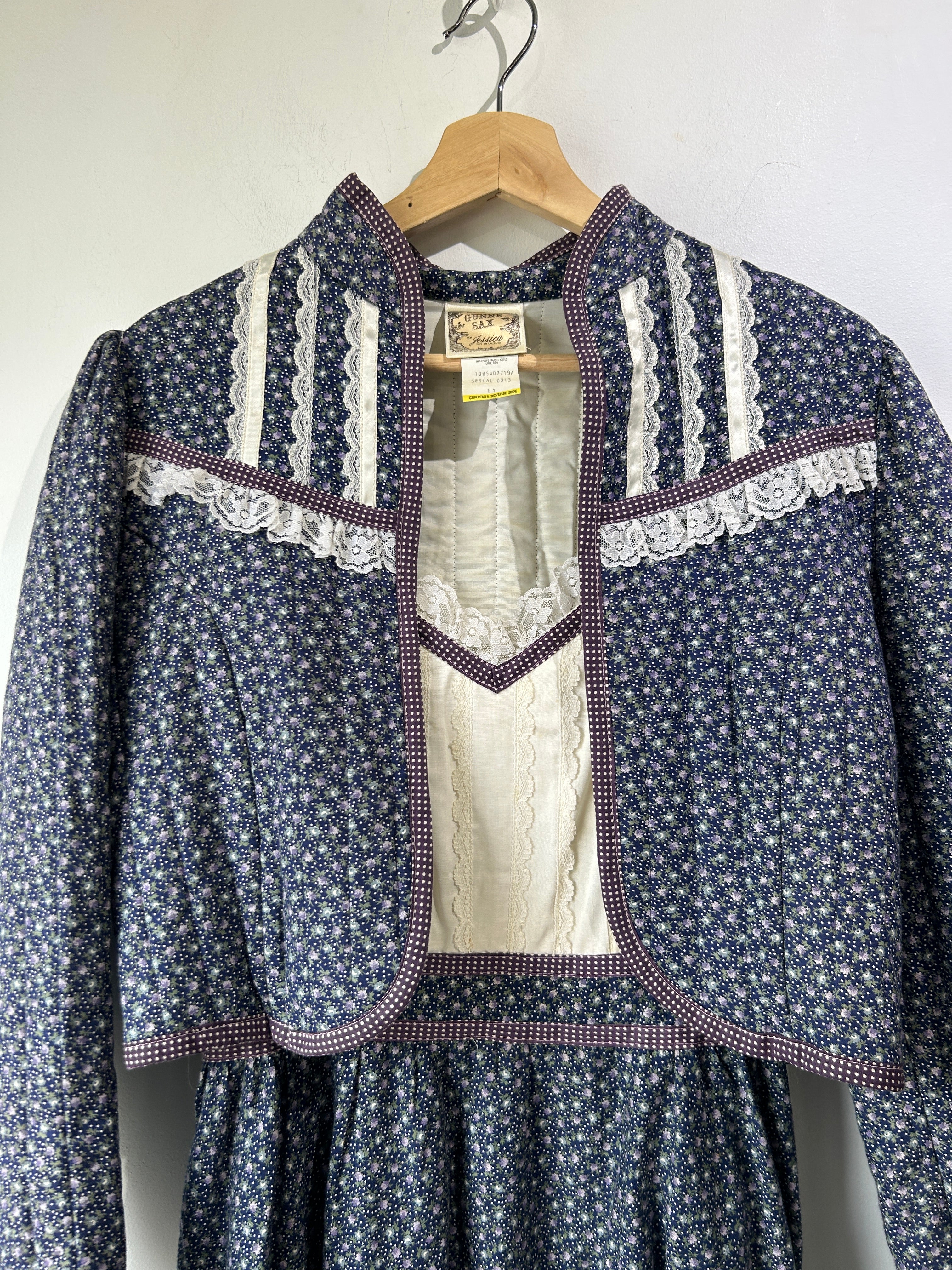 Vintage Gunne Sax Floral Dress and Jacket Set Vintage Gunne Sax Floral Dress and Jacket Set