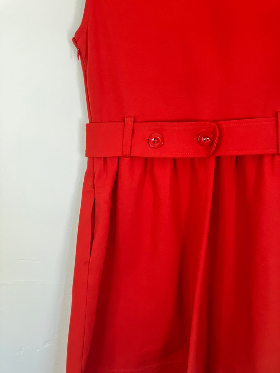 MARC BY MARC JACOBS Spicy Red Sleeveless Dress Size S hot New