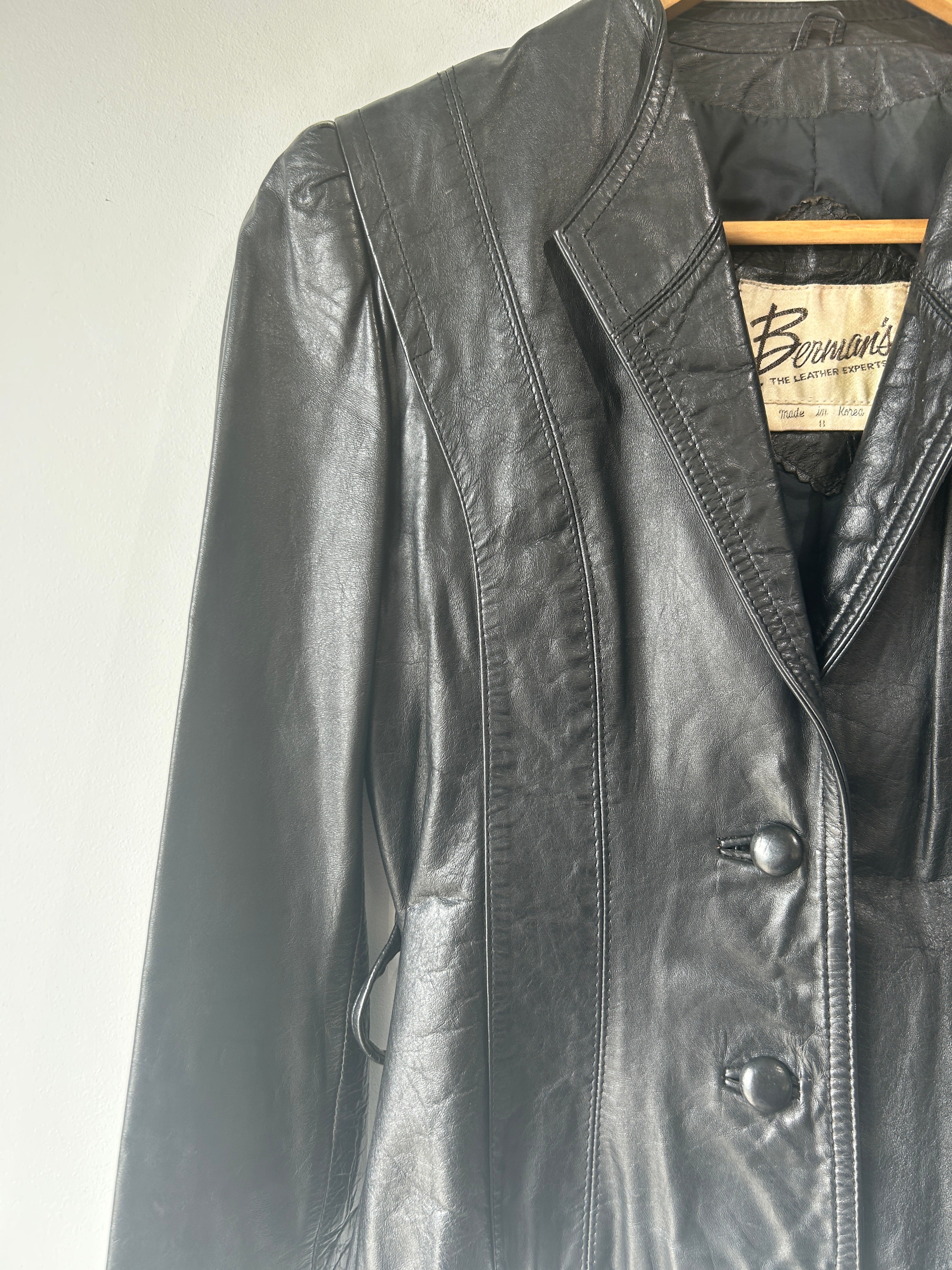 Vintage Berman's Leather Jacket – The Curatorial Dept.