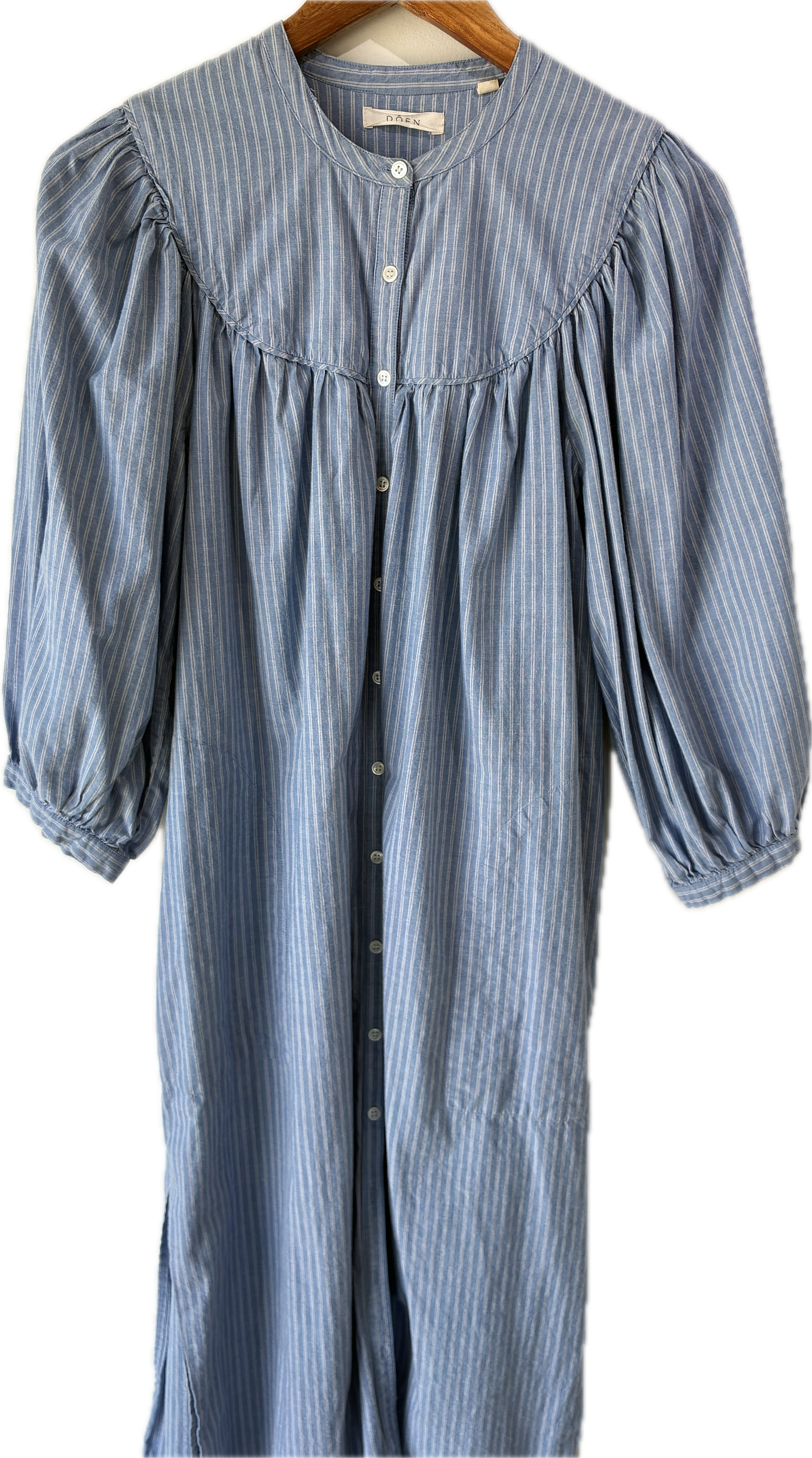 Doen Blue and White Stripe Dress – The Curatorial Dept