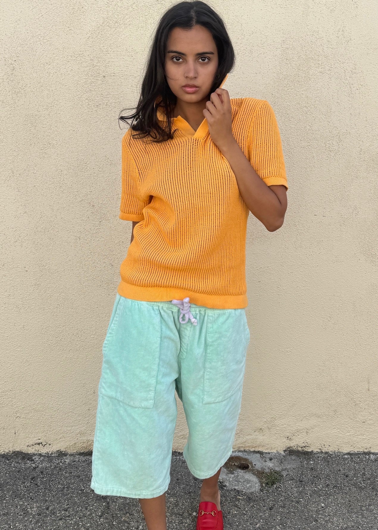Aime Leon Dore Orange Sherbet Net Top – The Curatorial Dept.
