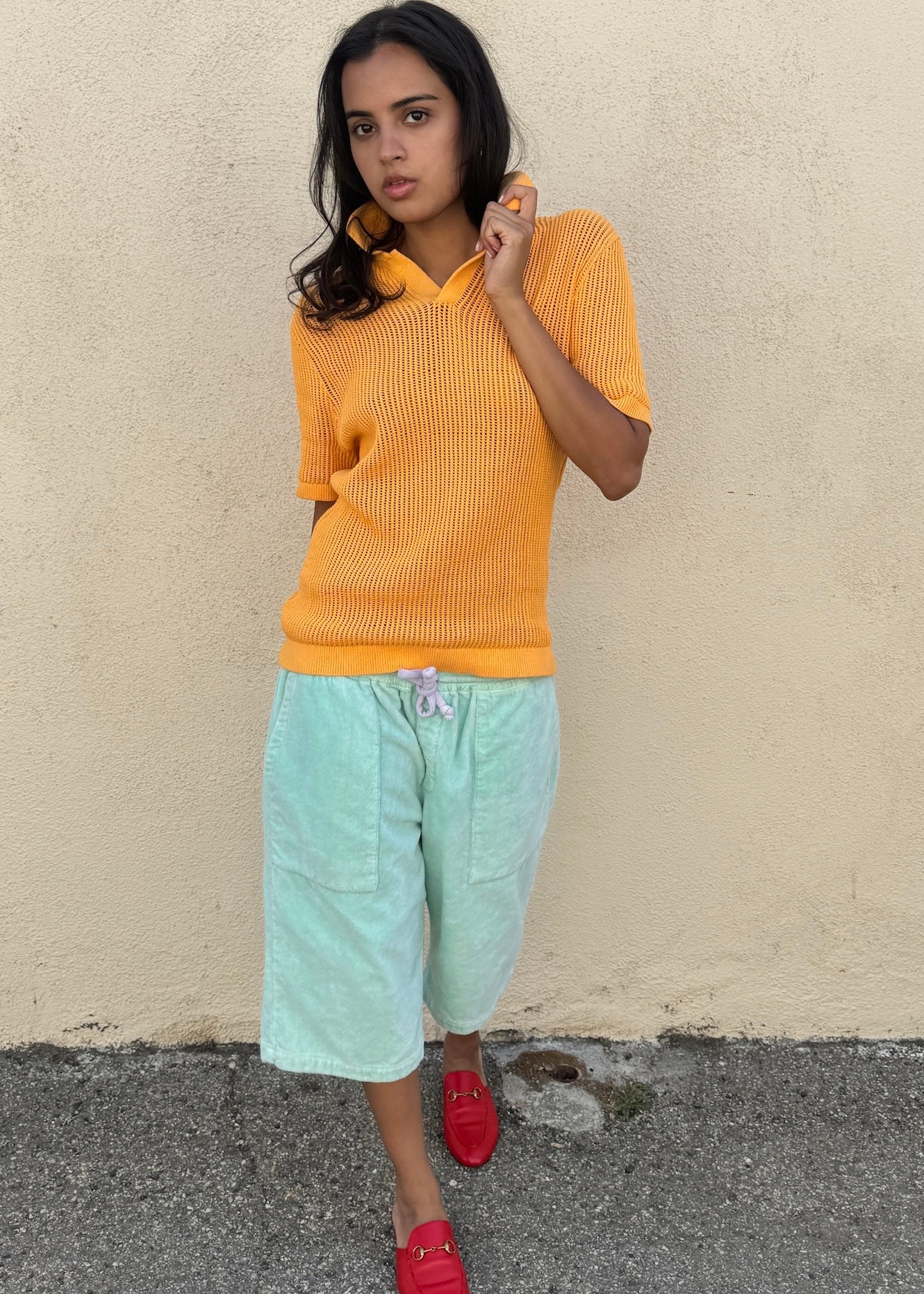 Aime Leon Dore Orange Sherbet Net Top – The Curatorial Dept.
