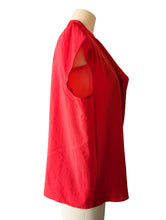 Lemaire Red Silk Top