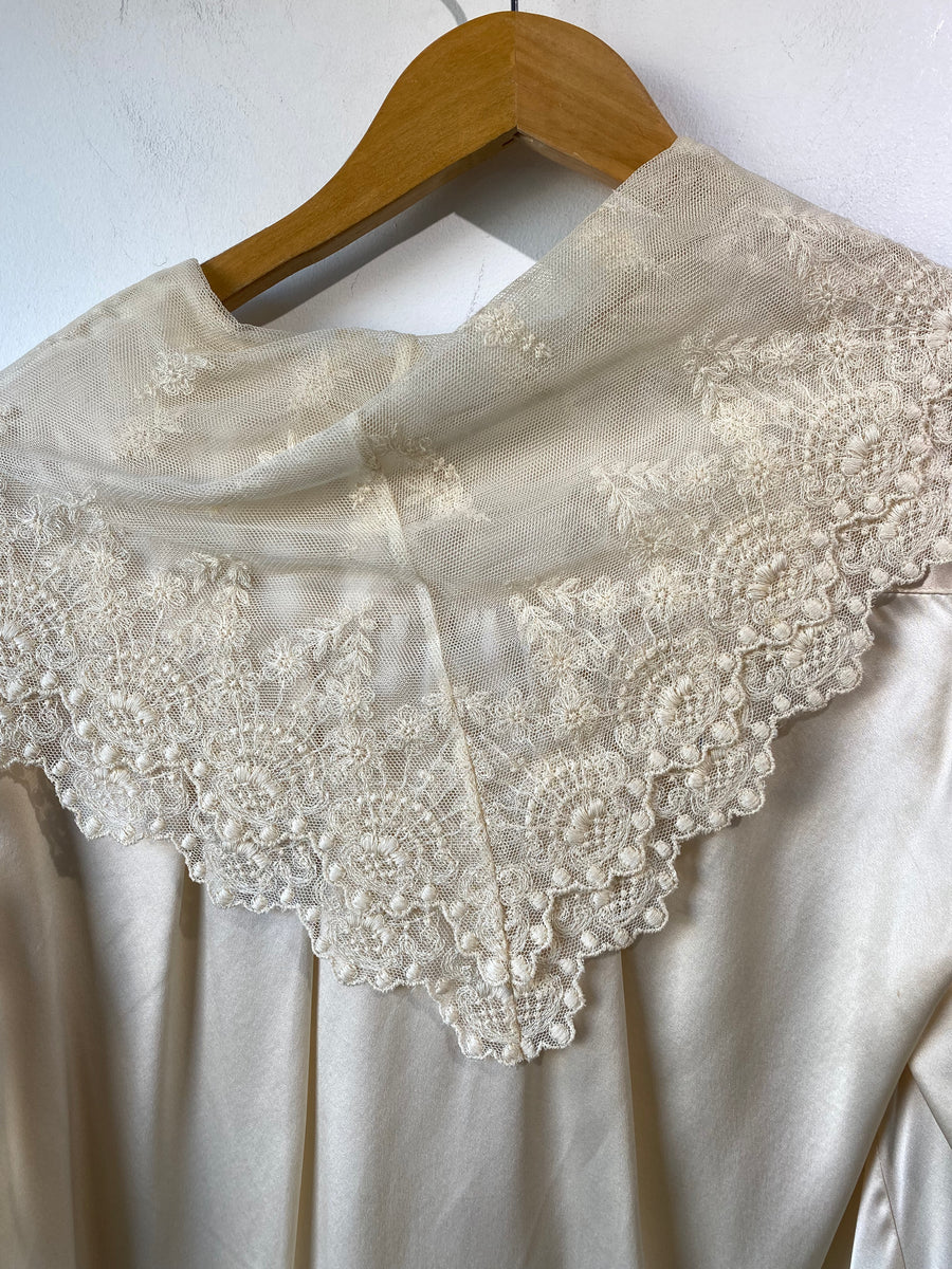 Vintage Ralph Lauren Silk and Lace Blouse – The Curatorial Dept.