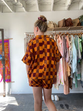 LWN Orange and Maroon Checkered Set