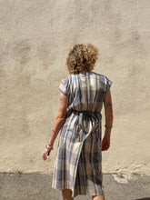 Vintage 70s Rare Issey Miyake Striped Dress