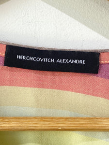 Alexandre Herchcovitch Rainbow Gingham Top