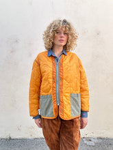 Orange Quilted Jacket Liner