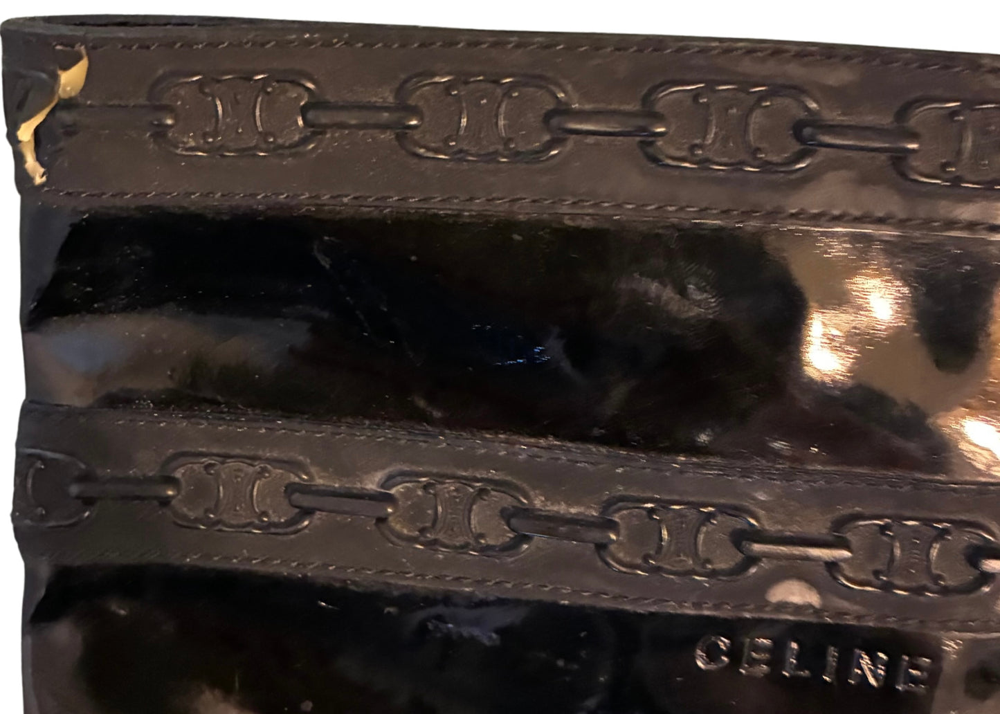 Celine Patent Leather Rain Boots – The Curatorial Dept