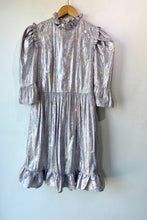 Batsheva Silver Iridescent Dress