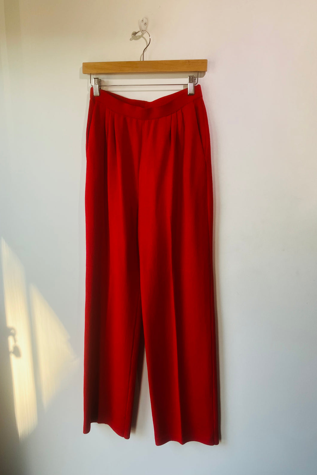 Red Knit Pants