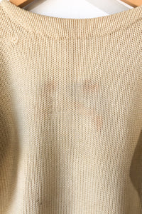 Vintage Samuel Adams Harvard Ivory Sweater