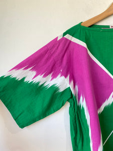 Vintage 1970s Issey Miyake Green Top