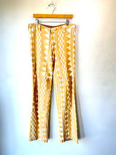 Vintage Western Tan White Suede Patterned Pants