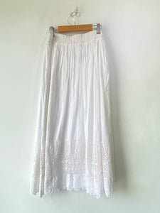 Ulla Johnson White Lace Skirt