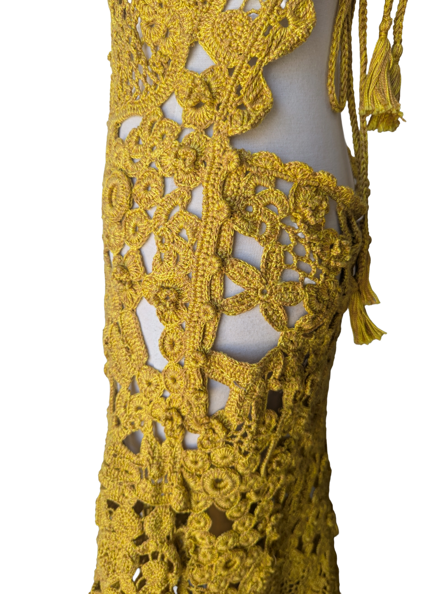 Ulla Johnson Yellow Crochet Yael Dress The Curatorial Dept. Ulla Johnson Yellow Crochet Yael Dress The Curatorial Dept.