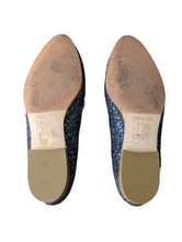Miu Miu Navy Sparkle Loafers