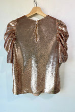 Ulla Johnson Blush Sequin Blouse sz 0