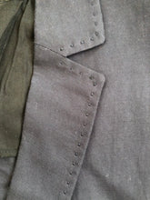 Hanni Y Stitch Detail Navy Blazer