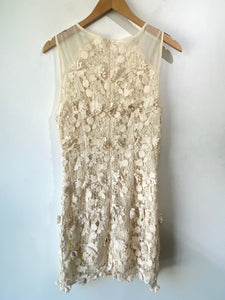 Thistlepearl Cream Embroidered Dress