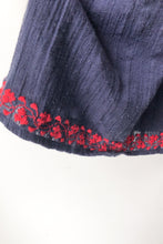 Ulla Johnson Navy & Red Embroidered Dress