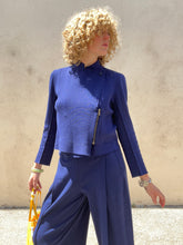 Issey Miyake A-POC Royal Blue Knit Pantsuit