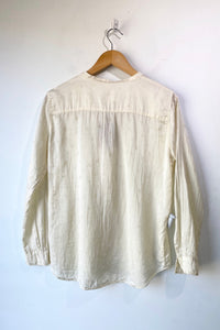 Hartford Cream Silk Hearts Blouse