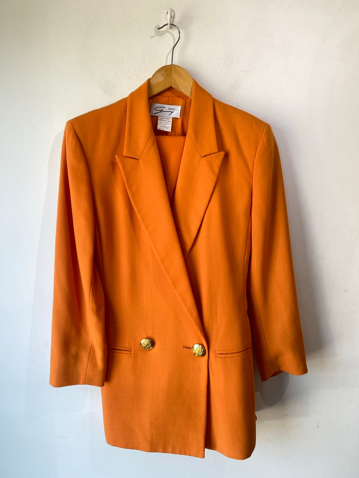 Vintage Genny and Mondi orange suit