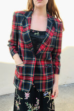 Vintage Prophecy Plaid Blazer