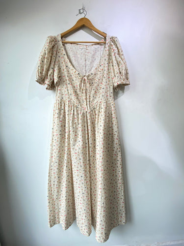 Doen Cream Floral Prairie Dress