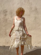 Magnolia Pearl Cream Gauze Ruffle Dress