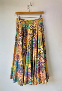 Vintage Desmond’s Painted Sequin Spiral Skirt