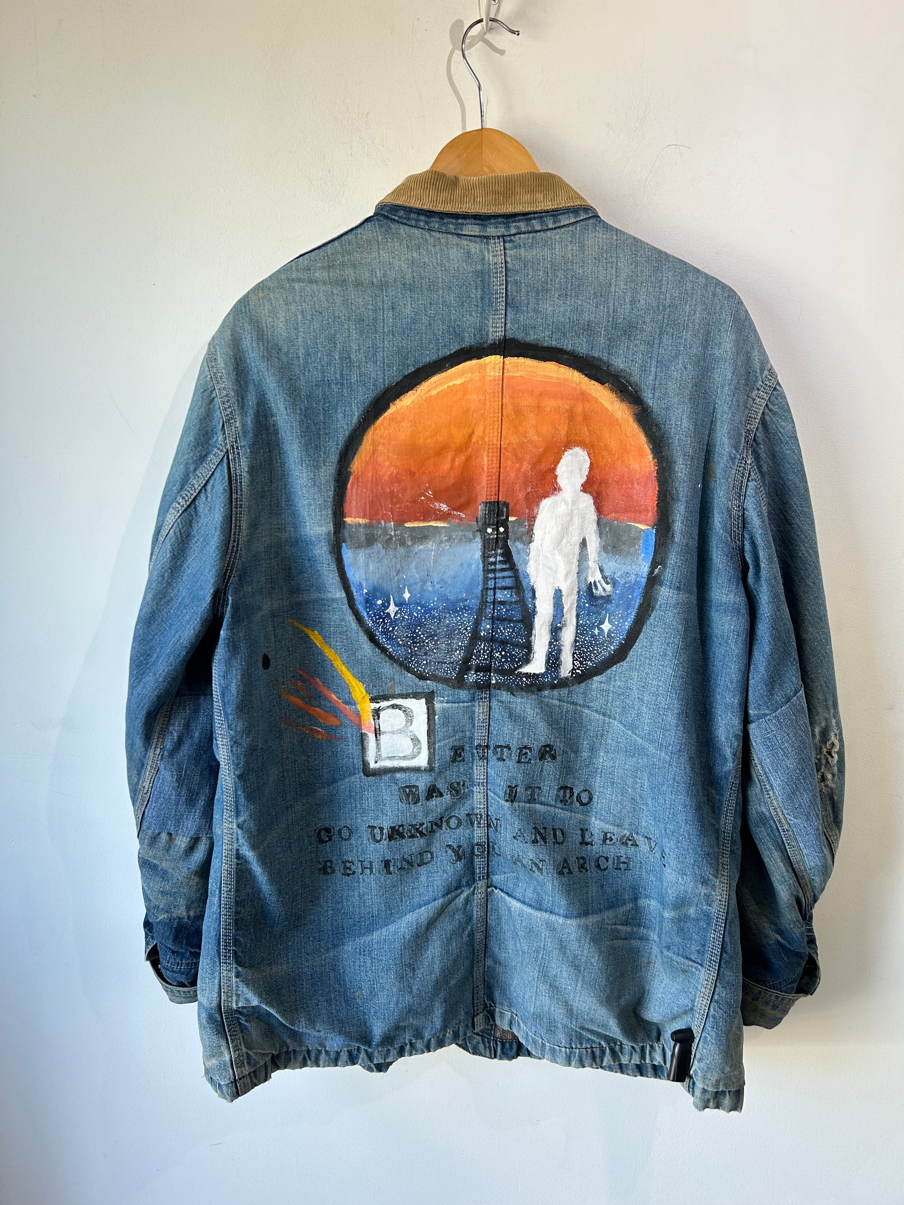 Vintage Lee 81 LJ Jean Jacket with Painted Back – The Curatorial Dept.