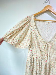 Doen Cream Floral Prairie Dress