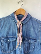 Late Sunday Afternoon Lavender Linen Neck Scarf