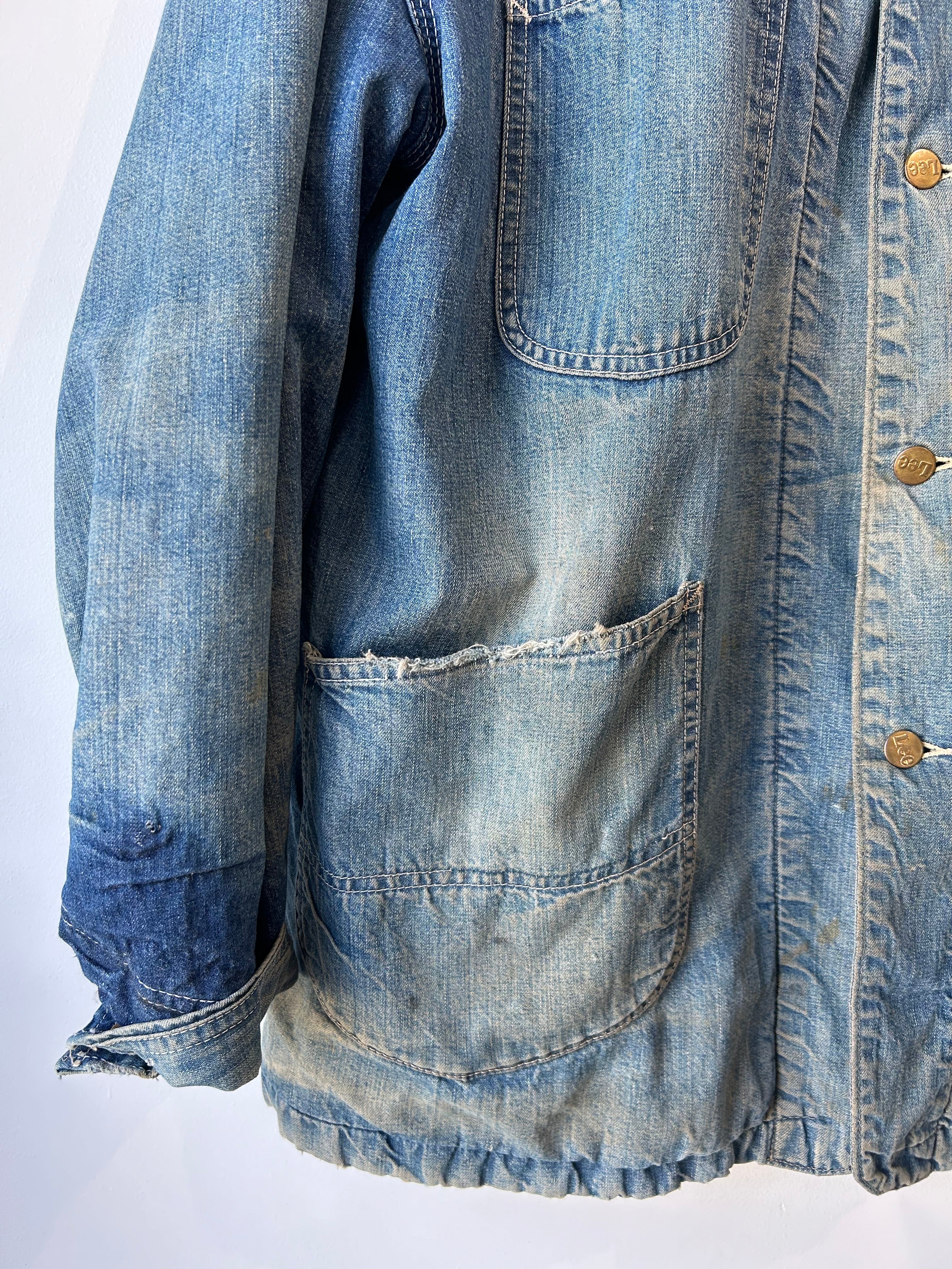Vintage Lee 81 LJ Jean Jacket with Painted Back – The Curatorial Dept.