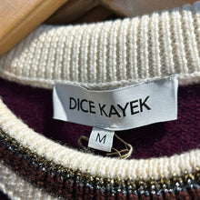 Dice Kayek Cashmere-Wool Sweater with Beaded Palm Tree