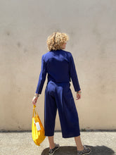 Issey Miyake A-POC Royal Blue Knit Pantsuit