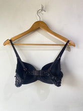 Vintage Qiaoski Black Beaded Bra