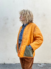 Orange Quilted Jacket Liner