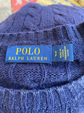 Polo Ralph Lauren Navy Cable Knit Sweater