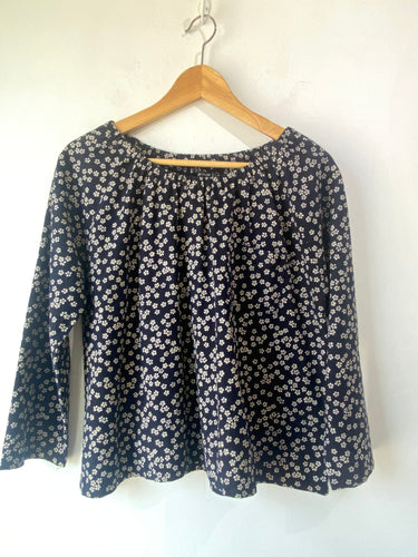 Pietsie Navy Floral Top