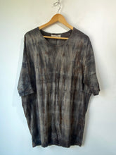 Black Crane Grey Tiedye Oversized Tee