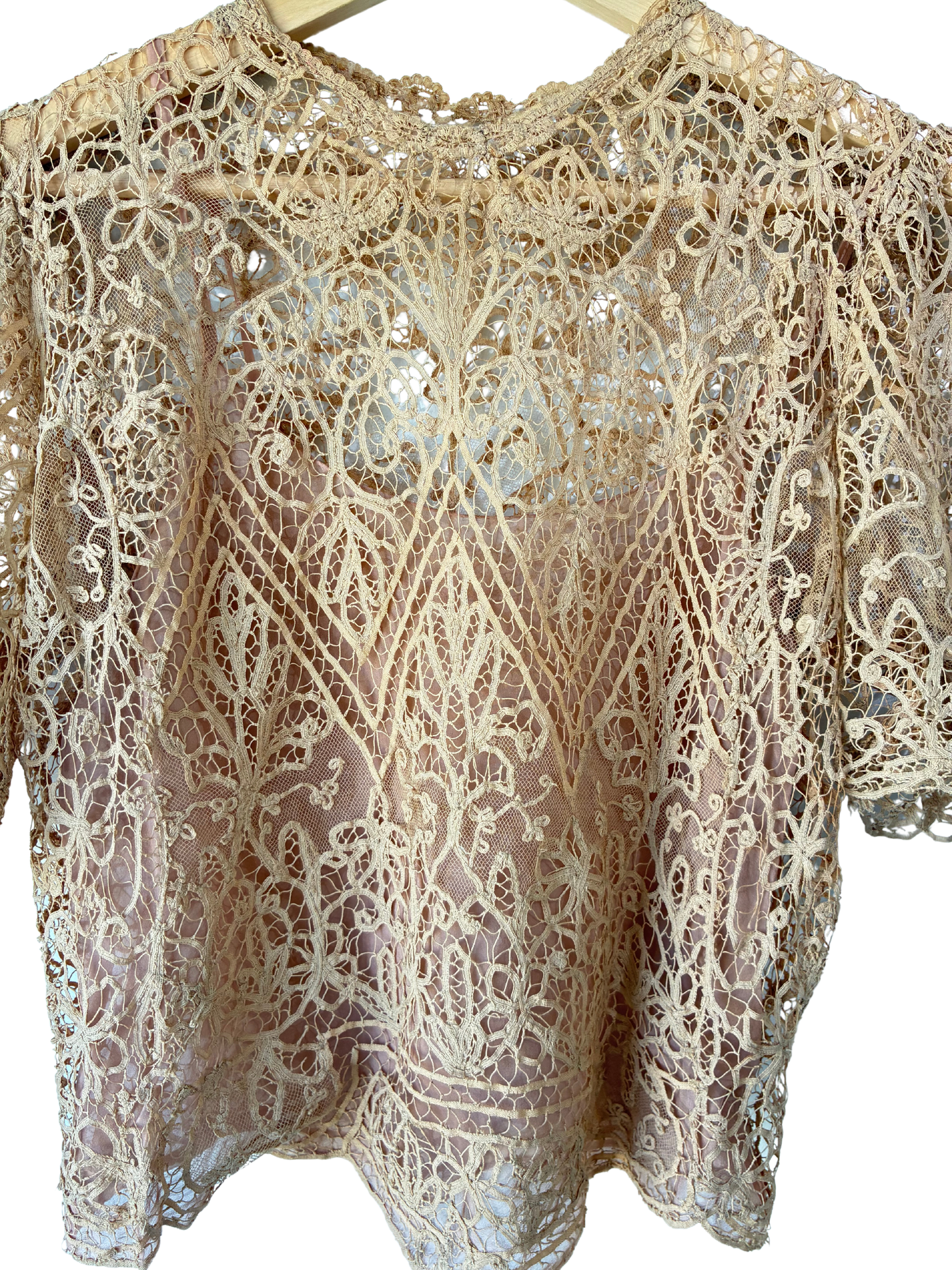 Antique Lace Top - The Curatorial Dept.