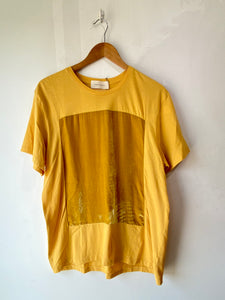 Corell Corell Yellow Velvet Tee