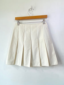 Vintage Prada White Tennis Skirt