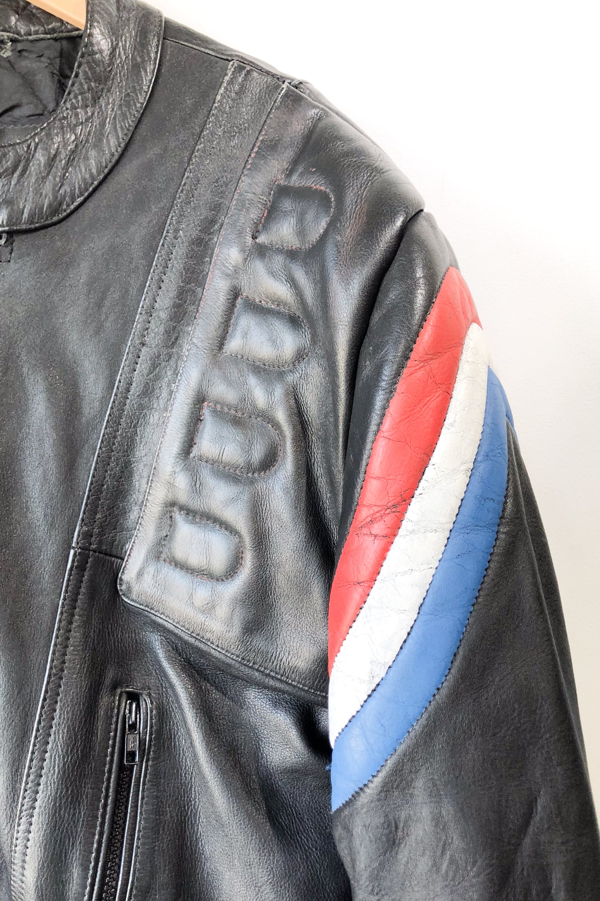 Vintage First Genuine Leather Miss Piggy Moto Jacket – The