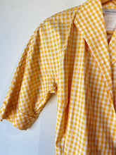 Vintage Rene Lezard Gingham Wrap Blouse